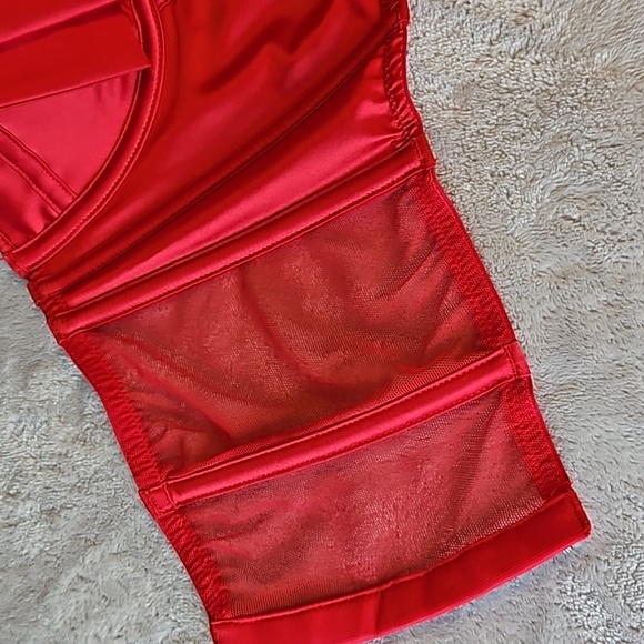 Victoria's Secret Red Lightly-lined Corset Top. - Picture 6 of 12